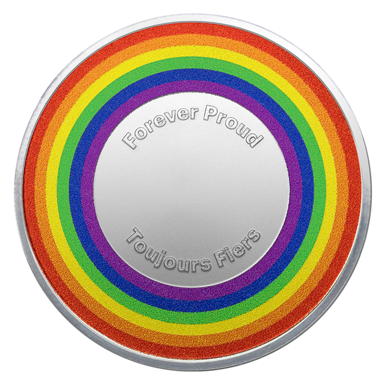 Image for 1/2 oz TD Pride Silver Round from TD Precious Metals